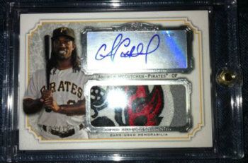 2012 Topps Museum Collection Adrew McCutchen Autograph Patch Card