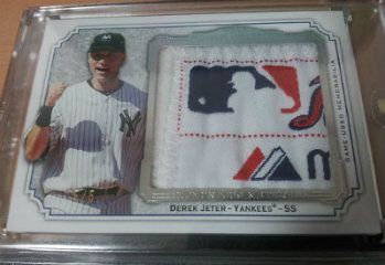 2012 Topps Museum Collection Derek Jeter Momentous Material Patch Card