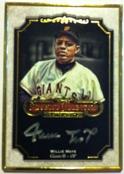 2012 Topps Museum Collection Willie Mays Autograph