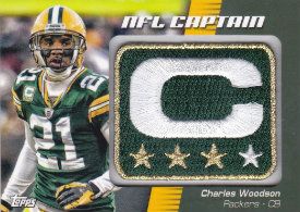 2012 Topps NFL Captain Patch Charles Woodson