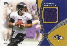 2012 Topps Prominant Players Joe Flacco Jersey Relic Card