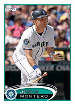 2012 Topps Update Series Jesus Montero Base Card