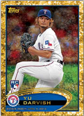 2012 Topps Update Yu Darvish Golden Moments Parallel Card