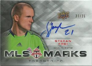 2012 Upper Deck MLS Stefan Frei Autograph Card