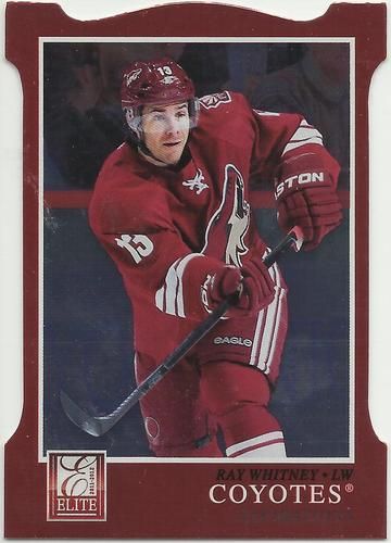 2011-12 Donruss Elite Hockey Red Aspirations Die-Cut Parallel Card