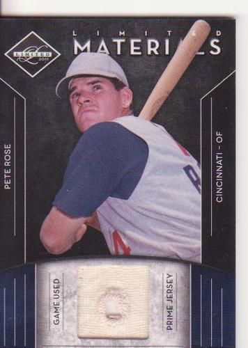 2011 Panini Limited Prime Materials Pete Rose Jersey
