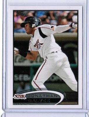 2012 Topps Pro Debut Jonathan Galvez Variation Sp