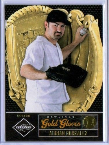 2011 Panini Limited Rawlings Gold Gloves Adrian Gonzales #/299