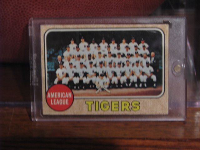 Topps Tigers Team Card
