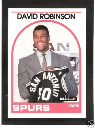 1989-90 Hoops David Robinson #138 Rookie RC Card