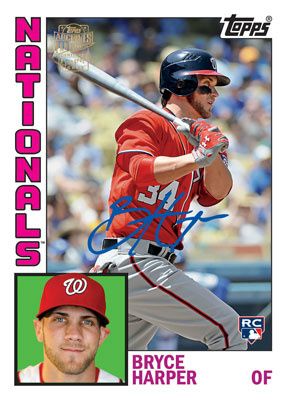 2012 Topps Archives Bryce Harper Autograph