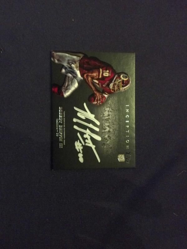 2012 Topps Inception Robert Griffin III Silver Signings Autograph