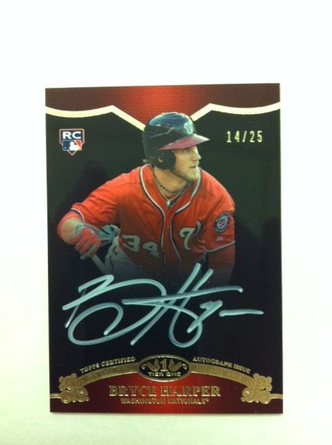 2012 Topps Tier One Bryce Harper Autograph RC