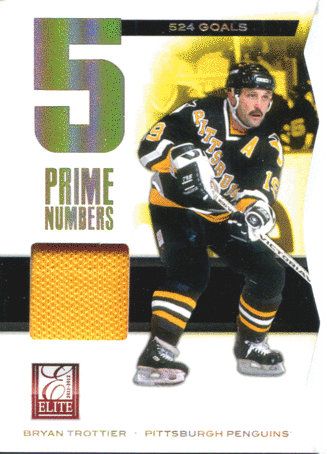 2011-12 Donruss Elite Hockey Prime Number Jersey #12 Bryan Trottier #/500