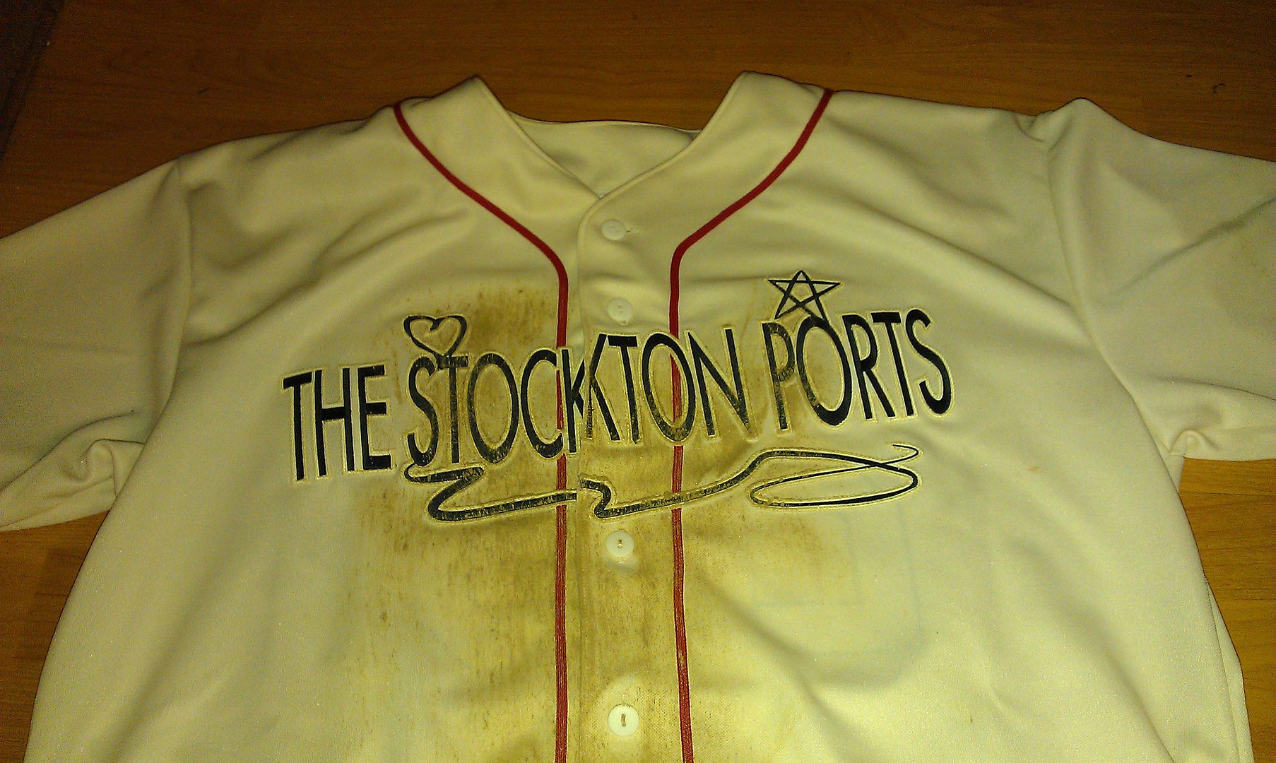 Stockton Ports Rashun Dixon Game Used Jersey