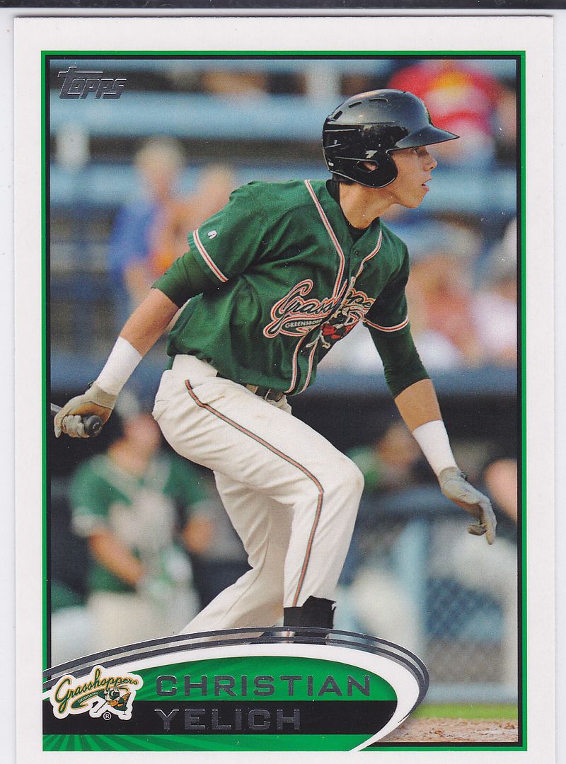 2012 Topps Pro Debut Christian Yelich Card