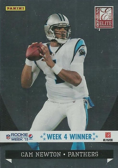 2011 Panini Totally Certified Cam Newton Pepsi Rookie Of The Week 4 INsert Card
