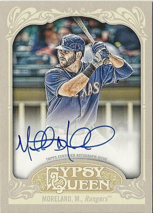 2012 Topps Gypsy Queen Mitch Moreland Autograph