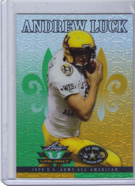 2012 Leaf Andrew Luck US Army Bowl Valiant