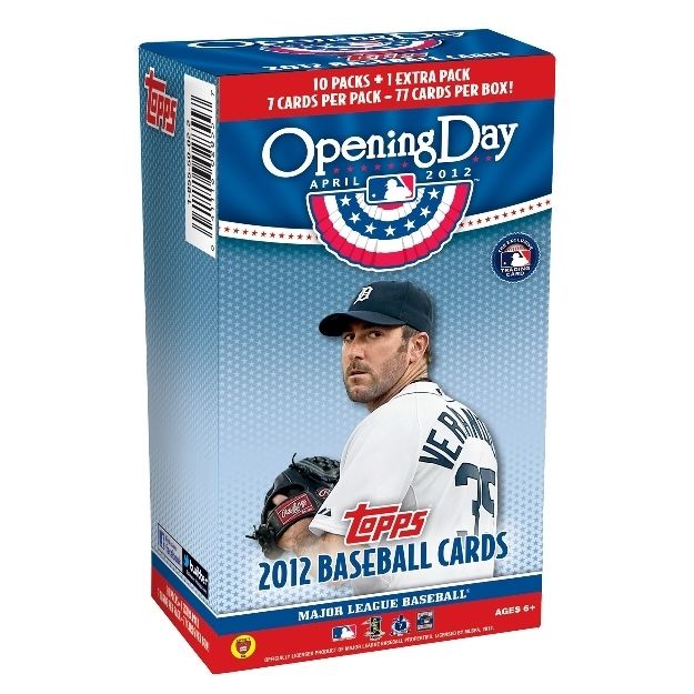 2012 Topps Opening Day Justin Verlander Box