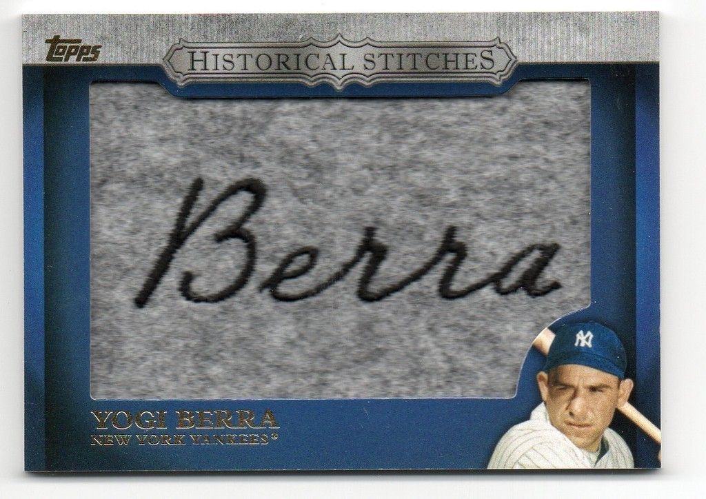 2012 Topps Series 2 Yogi Berra Historical Stitches