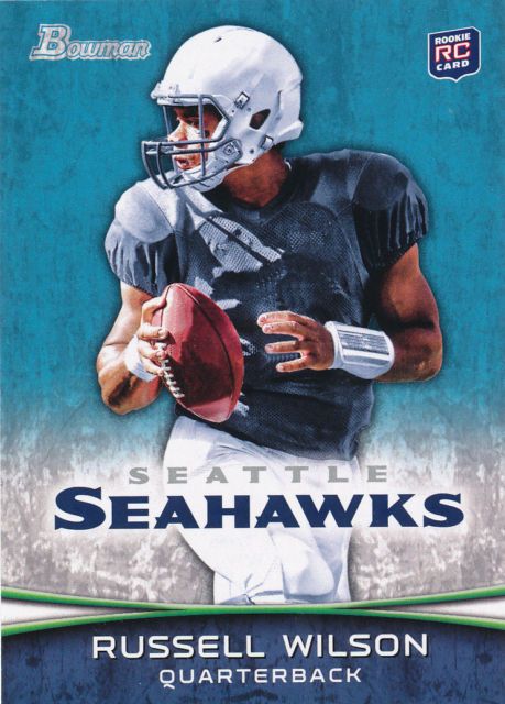 2012 Bowman Russell Wilson Sp Variations 