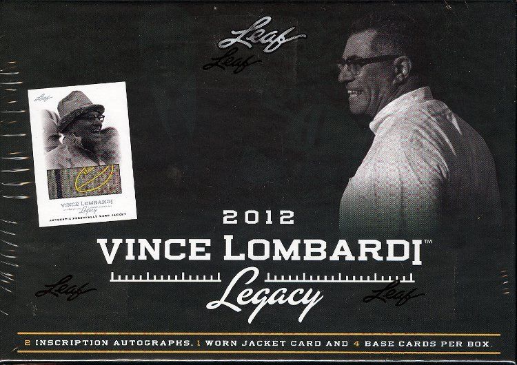 2012 Leaf Vince Lombardi Legacy Football Box