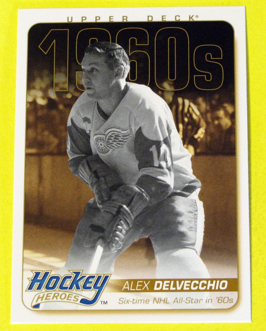 2011-12 Upper Deck Series 2 Hockey Heroes #HH19 Alex Delvecchio