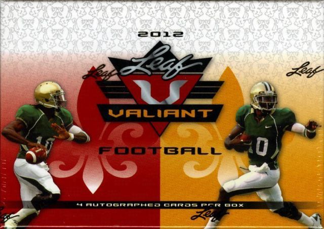 2012 Leaf Valiant Football Box