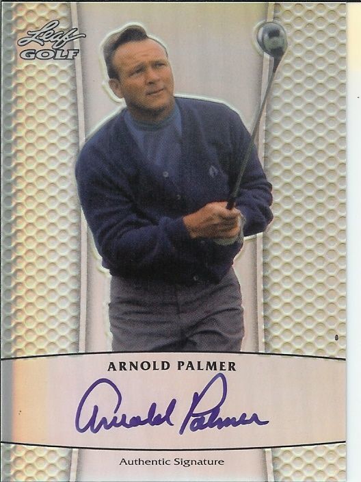 2012 Leaf Metal Golf Arnold Palmer Autograph Base Card