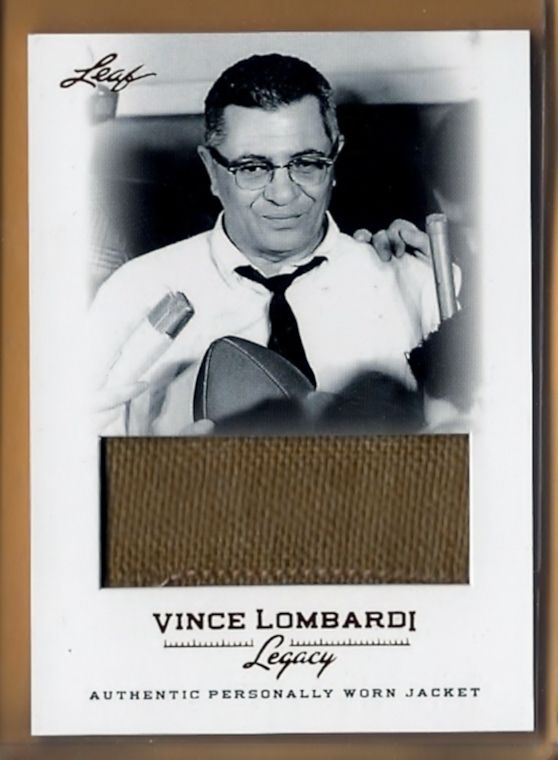 2012 Leaf Vince Lombardi Jacket Card