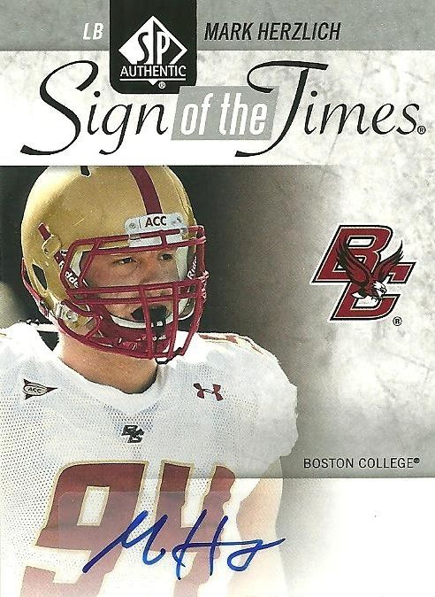 2011 Sp Authentic Football Sign of the times auto