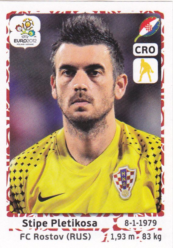 2012 Panini Euro Futbol Stickers Pletikosa