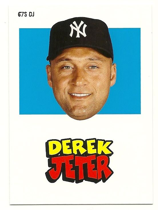 2012 Topps Archives Derek Jeter 1967 Sticker