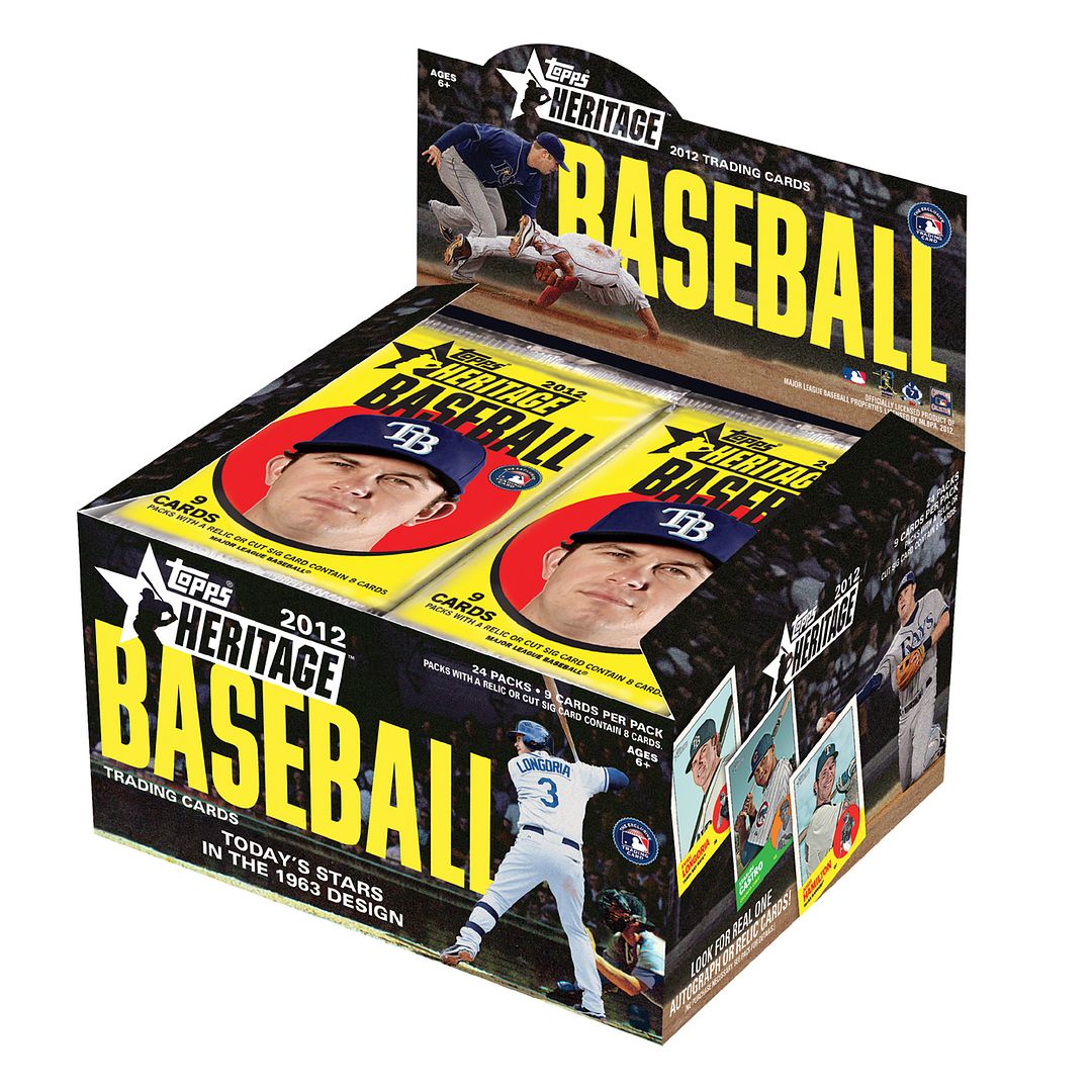 2012 Topps Heritage Baseball Retail Box