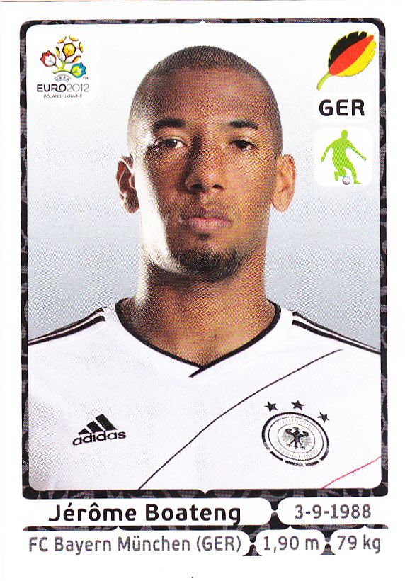 2012 Panini Euro Sickers Jerome Boateng