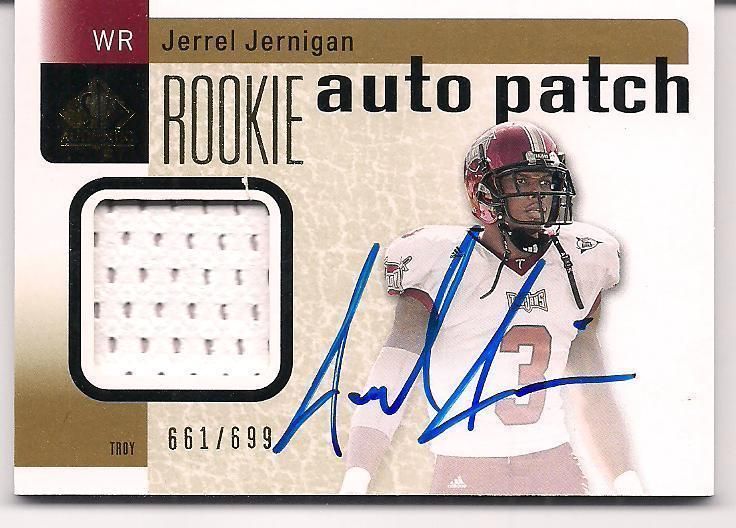 2011 Sp Authentic Jerrel Jernigan Autograph RC /699