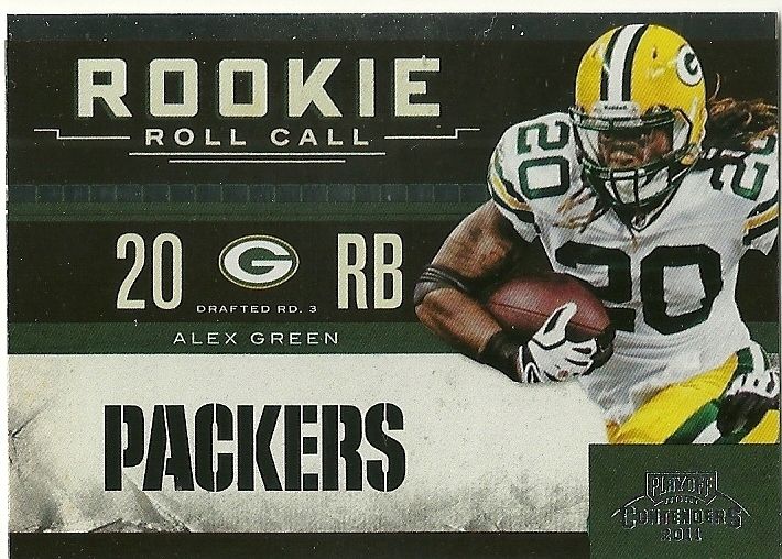 2011 Panini Contenders Alex Green Rookie Roll Call