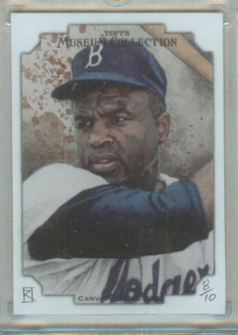 2012 Topps Museum Collection Jackie Robinson Canvas /10