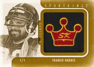 2012 Sportkings Series E Logo Card Franco Harris