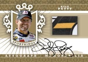 2012 Sportkings Series E Kyle Petty Autograph Memorabilia Card