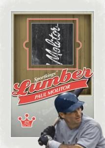 2012 Sportkings Series E Lumber Paul Molitor Card #L-06