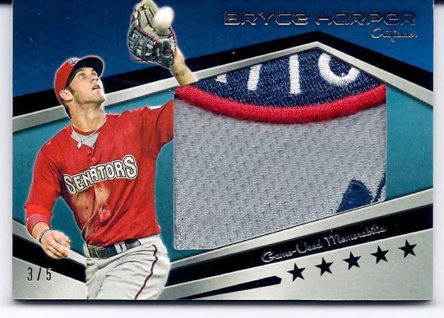 2012 Topps Pro Debut Bryce Harper Patch