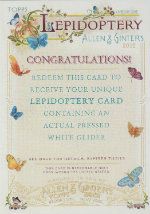 2012 Topps Lepidoptery Redemption Card