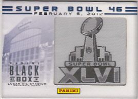 2012 Panini Black Box - Super Bowl 46 Card