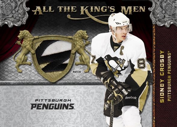 2011-12 Panini Crown Royale All The Kings Men Sidney Crosby Patch Jersey Card