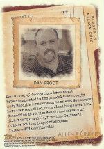 2012 Topps Allen Ginter Dan Proot Code