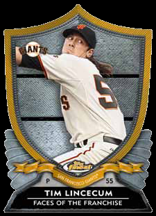 2012 Topps Finest Tim Lincecum Faces of the Franchise