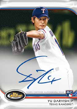 2012 Topps Finest Yu Darvish Autograph Rookie RC