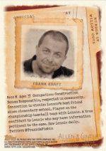 2012 Topps Allen Ginter Frank Kraft Code